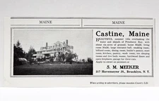 1919 Castine Maine Estate Villa Overlooks Penobscot Bay Islands Photo Print AD