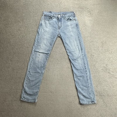 LEVIS 502 Herren Jeans Hose W31 L34 Vintage Regular Tapered 24802 Blau Denim