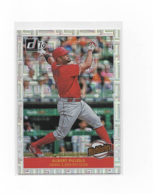 2019 Panini Donruss - Highlights Albert Pujols #H2 Vector
