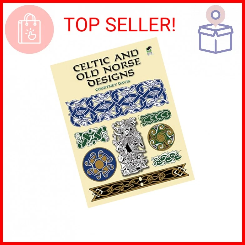 Celtic and Old Norse Designs (Dover Pictorial Archive) - Image 2 of 2