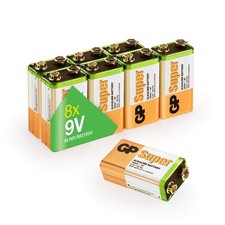 8 GP Batterie SUPER E-Block 9,0 V NEW