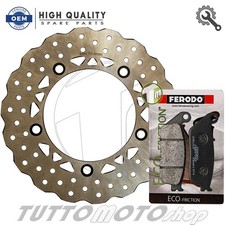 Kit Disco e Pastiglie Posteriore KYMCO XCiting 400 i 2012 2013 2014 2015 / Freni