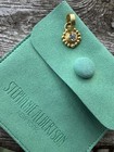 Stephanie Albertson Diamond Custom 22k Gold Small Pendant with Flat Bail — photo 7