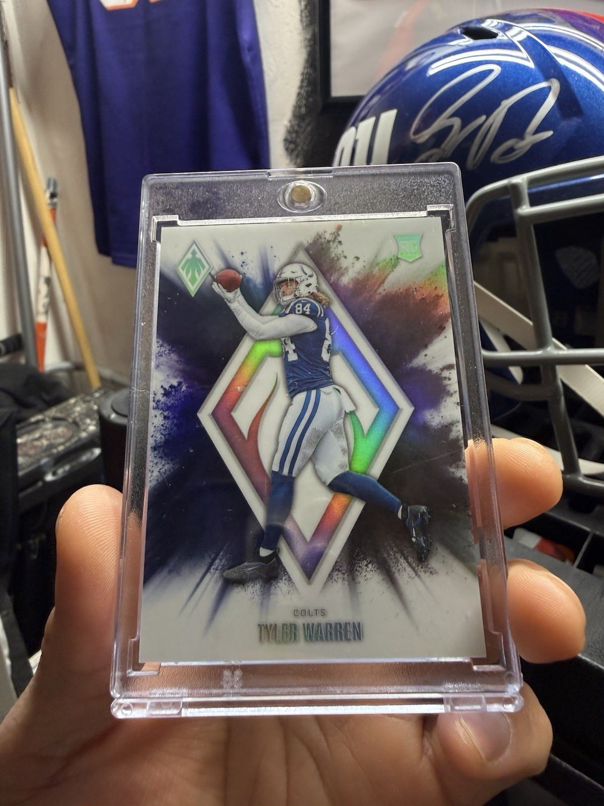 2025 Panini Phoenix  Tyler Warren Rookie Indianapolis Colts NFL color blast
