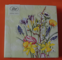 20 Servietten FrüHlingsblumen 1 Packung Ovp Motivservietten Ihr Blumen FrüHling