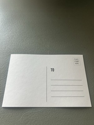 1PCS Blank 4x6 Postcards, 300 GSM White Paper for Mailing & Invitations