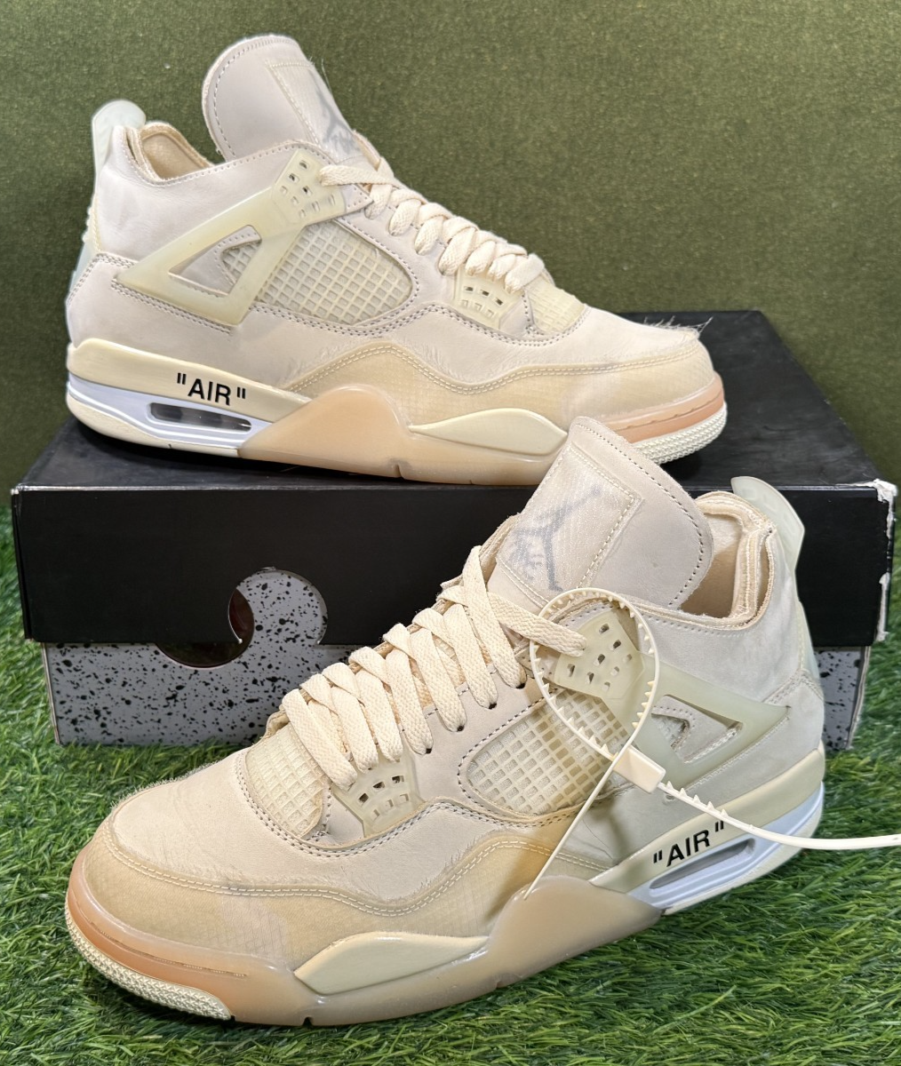 Jordan 4 Retro 'Off-White Sail' (Size 10M/11.5W) *VNDS w/OG All* CV9388-100