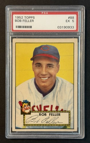 Bob Feller 1952 Topps #88 PSA 5
