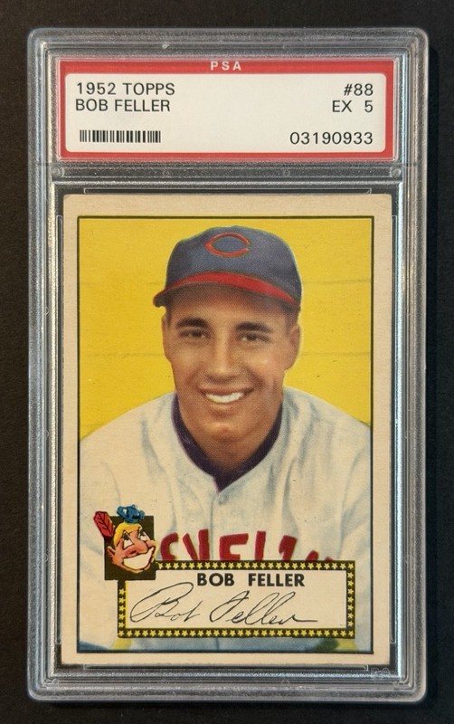 Bob Feller 1952 Topps #88 PSA 5