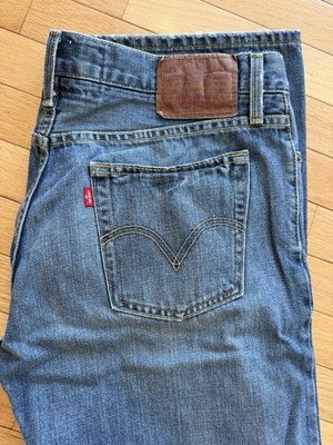 Levi s 527 Bootcut Men s Jeans Blue Cotton Denim Midrise Levi