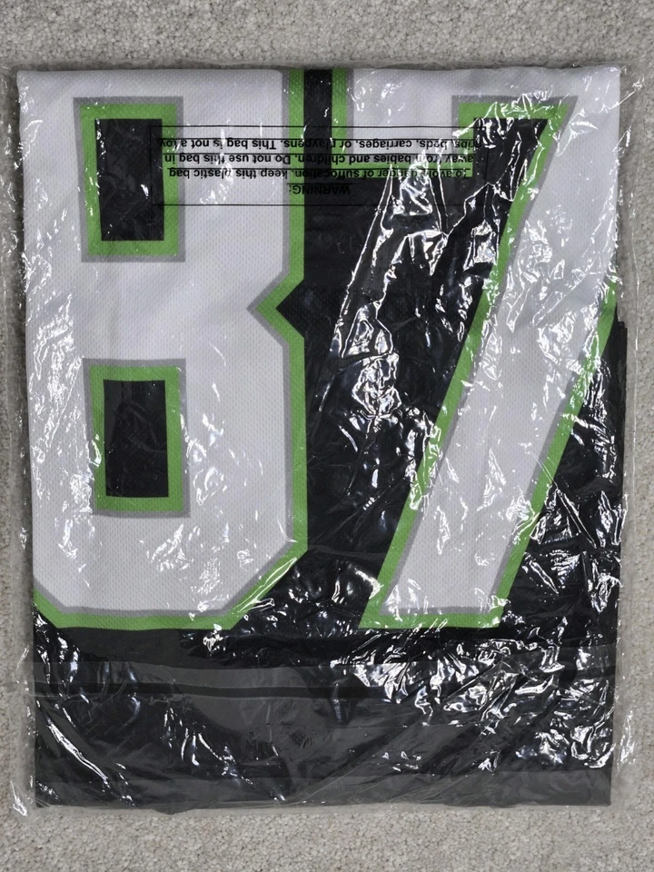 Camiseta Riddell Gronk XL Monster Rob Gronkowski # 87 Verde Blanco Negro # 3 Nueva en Paquete Foto 4 de 4