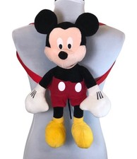 Disney Plush Backpack Mickey Mouse Adjustable Straps Wearable Mickey NEW
