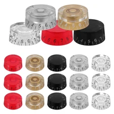  20 Pcs Musical Instrument Parts Replacement Control Knobs Electric Guitar