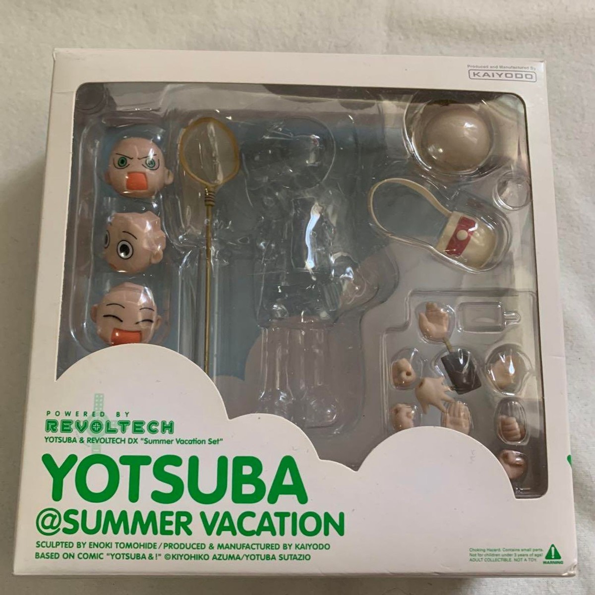 ★REO&SABU★ Revoltech DX Yotsuba&! Summer Vacation Set Figure Kaiyodo