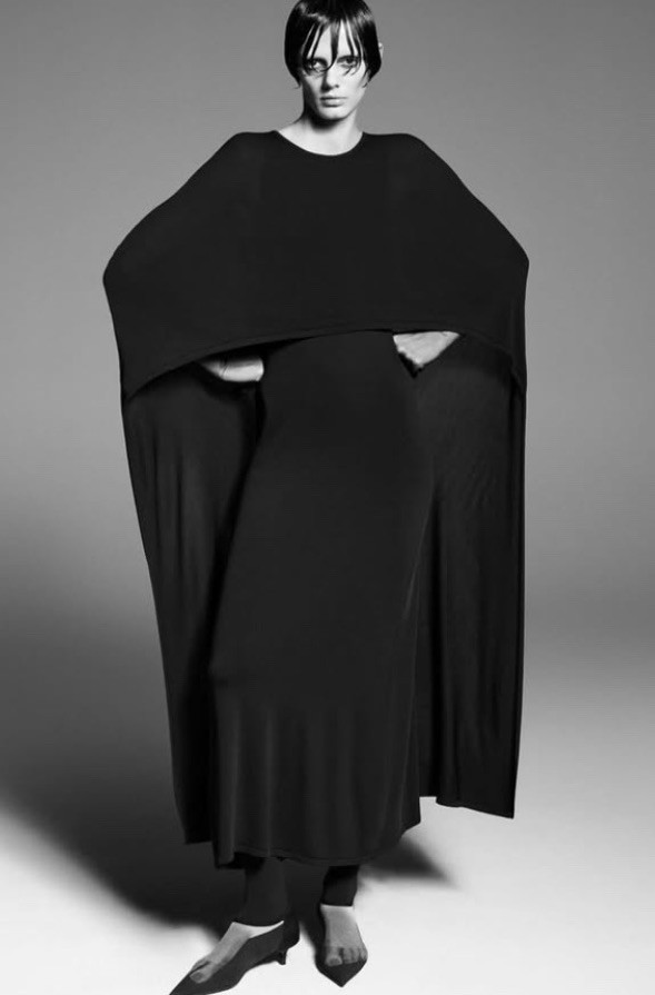 Zara Long Knit Cape Dress Black Size S Ref 3390/025 | eBay UK Zara Long Knit Cape Dress Black Size S Ref 3390/025 | eBay UK