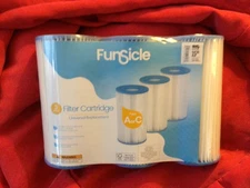 3 Pack Funsicle Universal Pool Filter Cartridge Replacement Type A or C