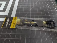 JT Paintball Goggle Strap - Black And Gold Twister Strap