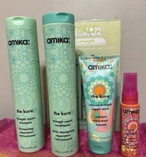 Amika Inner Strength Repair Routine Set-Holiday Gift Sham., Cond., Mask Primer