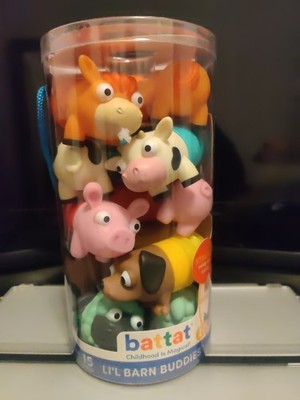 Brand New 15 Piece Set Battat Best Friends Bath Buddies Squeeze Sensory Toys 
