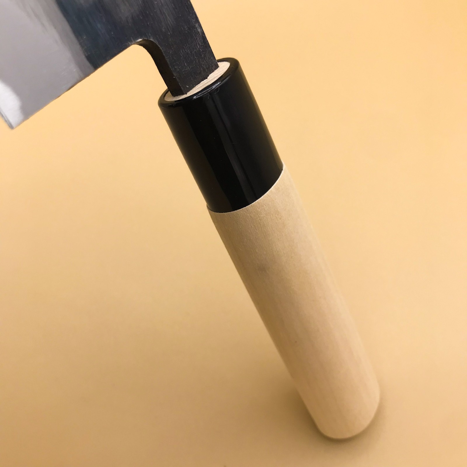 Japanese Nakiri Kitchen Knife 6.3" 160mm Aogami Blue #2 Carbon/Echizen Takefu