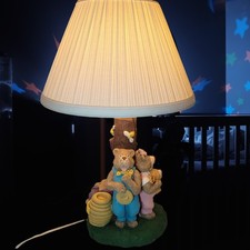 Vintage 3 Little Bears Baby Nursery Children's Room 3-Way Lamp  Christmas Gift 