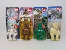 McDonald's TY Beanie Babies - International Bears 1999 - Complete Set of 4