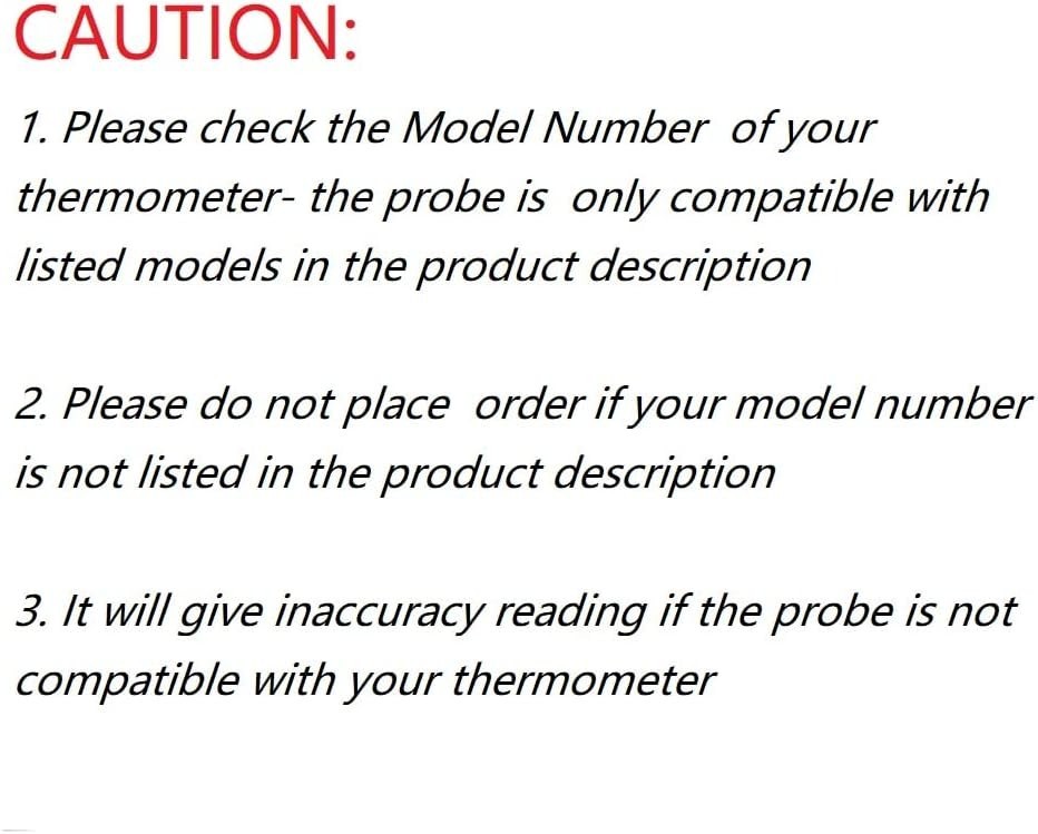 BBQ Meat Thermometer Probe for ThermoPro TP25 TP20 TP07 TP08 TP16 TP17 TP06S