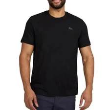 NEW Quiksilver Men's S Black Regular Fit Active T-Shirt