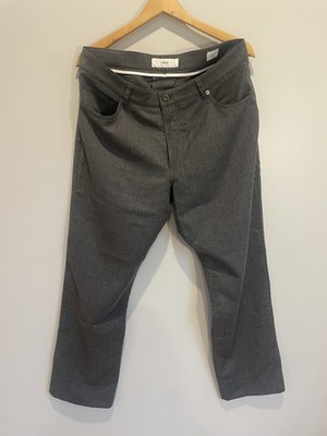 Brax Men's Pants Size30/36 Gray Cooper Fancy Regular Fit Wool Blend Stretch $236