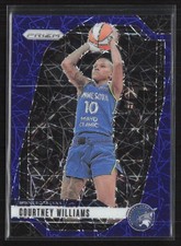 2024 Panini Prizm WNBA Blue Velocity Prizms #79 Courtney Williams Minnesota Lynx