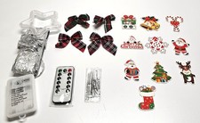 Christmas Star Tree Topper with 13 Ft Christmas Tree Ribbon Lights Decorations