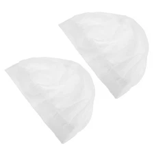  2pcs Mesh Chef Hat: Unisex Kitchen Cooking Cap - Elastic Baker Hat for Food