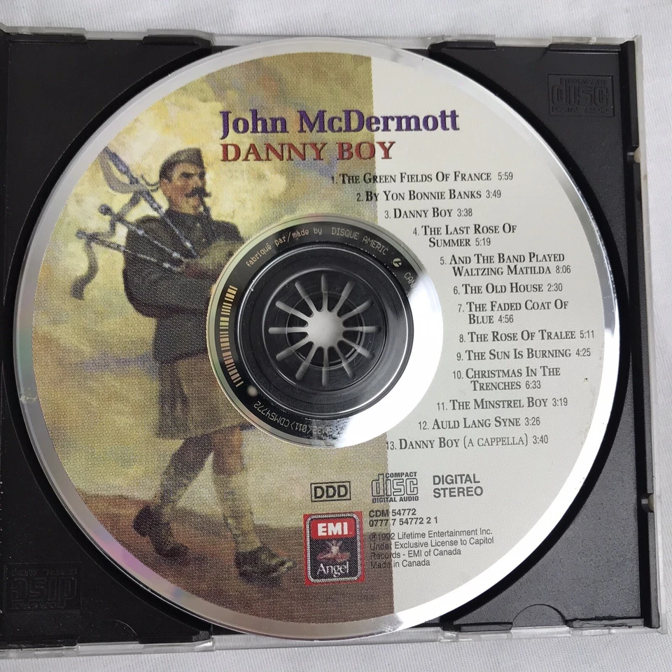 John McDermott Audio CD Celtic Folk Danny Boy альбом традиционный классический - Изображение 3 из 4