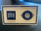 Benjamin Franklin Attends 2nd Continental Congress-Half Dollar Coin + Stamp Set