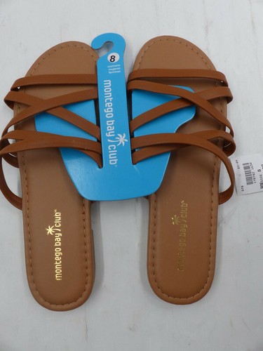 MONTEGO BAY LEATHER BROWN SANDALS IN WMNS SIZE 8 EURO 38 178782 1630 | eBay