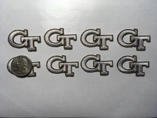 georgia tech patch GA gt  patches iron on GT heat seal or sew 1.5" wide 8 pieces