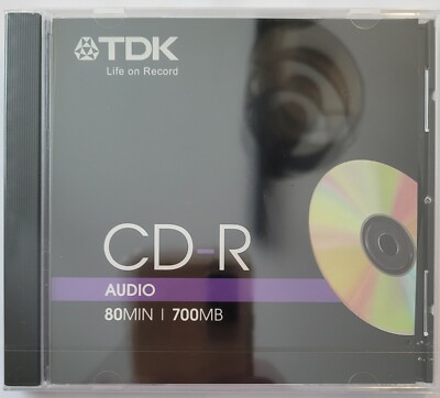 TDK CD-R AUDIO, 80MIN & 700MB #VERSIEGELT