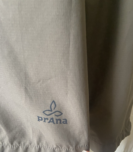 Prana Jacke Herren leicht durchgehender Reißverschluss Utility Taschen Outdoor khaki Größe M - Bild 7 von 11