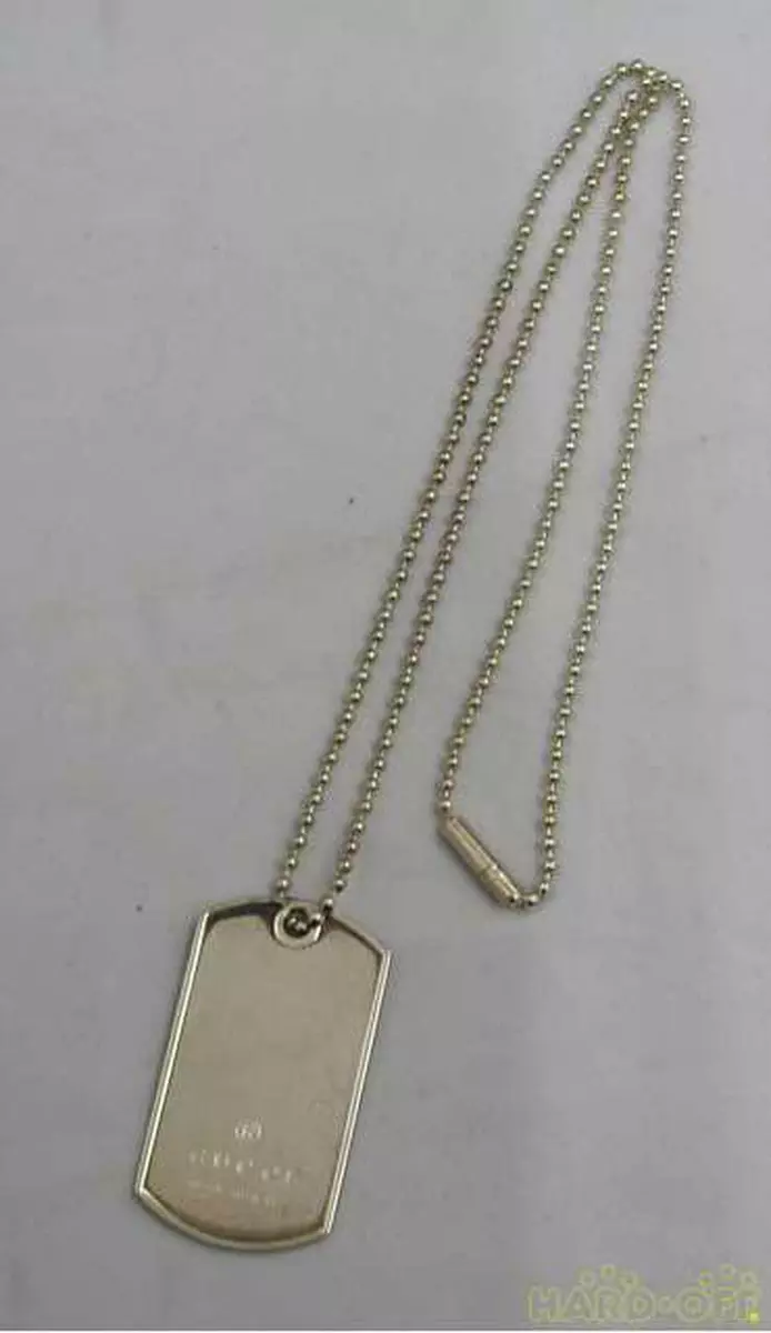 Gucci dog tag chain 2025