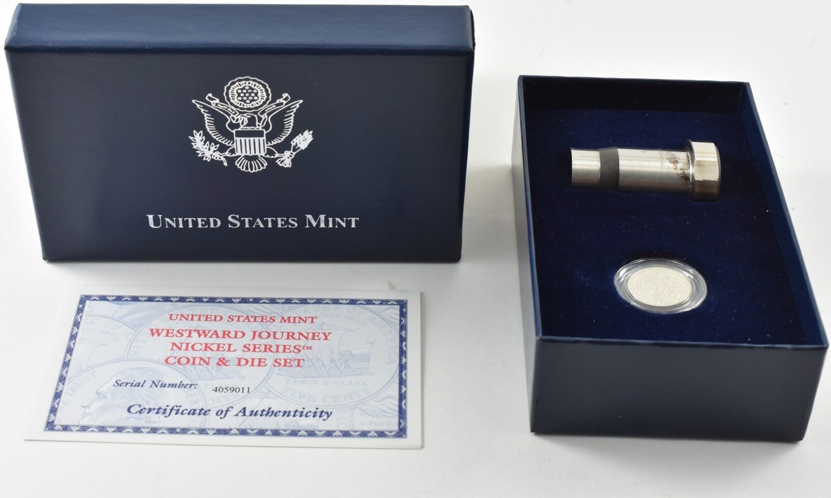 2004 Jefferson Nickel Westward Journey Coin & Die Set *5485 | eBay