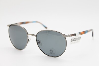 NEW PENGUIN THE MOE GM GUNMETAL POLARIZED AUTHENTIC SUNGLASSES 55-18