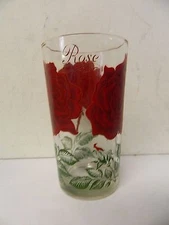 Boscul  Peanut Butter Glass Rose   Flower 5"