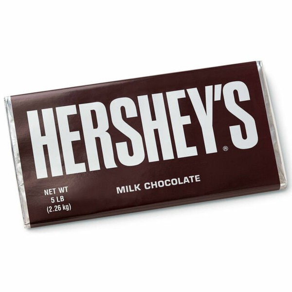 HERSHEY'S 5 Pound Milk Chocolate Candy Bar for sale online eBay