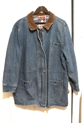 【Vintage】DENIM COAT / JACKET Vintage Denim Field Jacket 3 Pocket Chore Field Great Coat