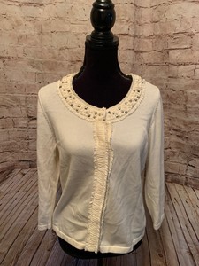 white spring cardigan