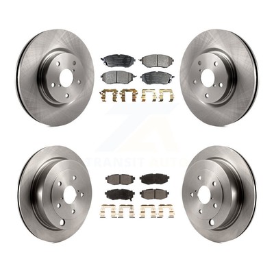 Disc Brake Rotors And Semi-Metallic Pads Front Rear Kit For Subaru Tribeca B9