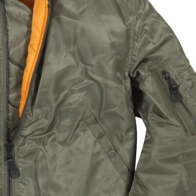 Blouson Bomber MA-1 COCKPIT USA Ex AVIREX - Fabriqué Aux USA - Neuf Avec étiquettes - Vert