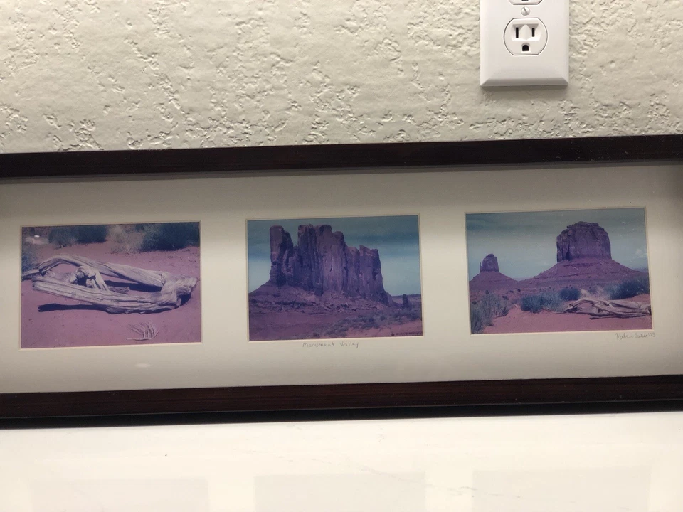 Monument Valley Navajo Arizona Desert Signed Print Designs For Crate And Barrel - Image 4 of 4