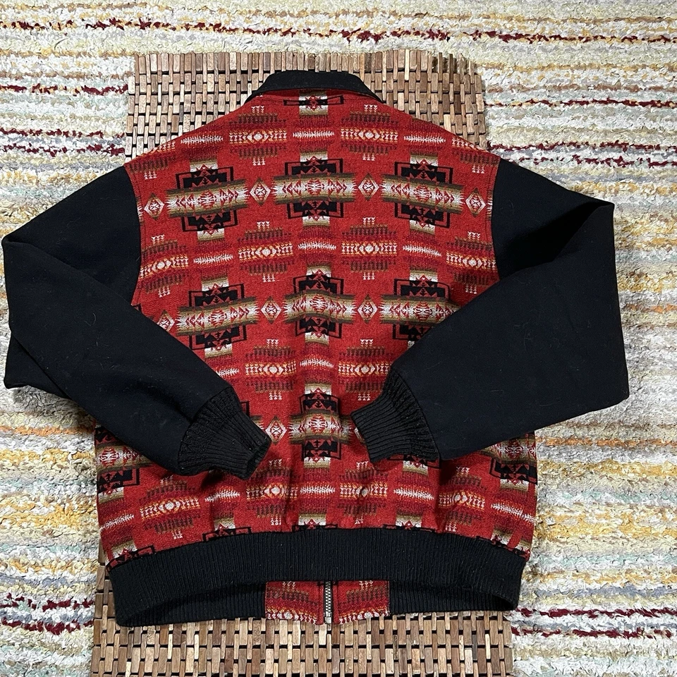Men’s Pendleton High Grade Western Wear Navajo Aztec Wool Jacket Size Large L - Image 3 of 4
