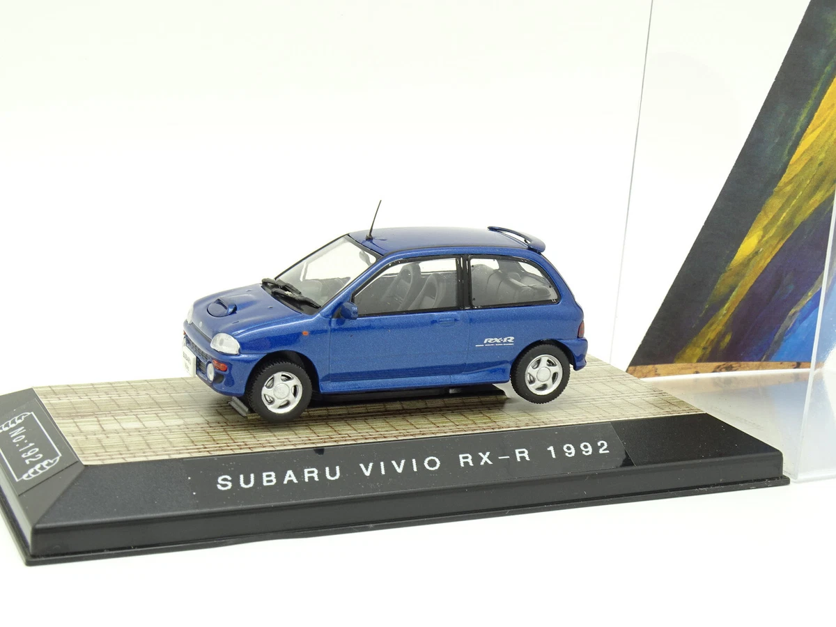 Norev 1/43 Subaru Vivio RX-R Bleue 1992 Collection Japon état Neuf Boîte